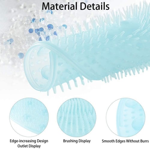 فرشاة تدليك ناعمة للظهر و القدم لاصق من السيليكون...