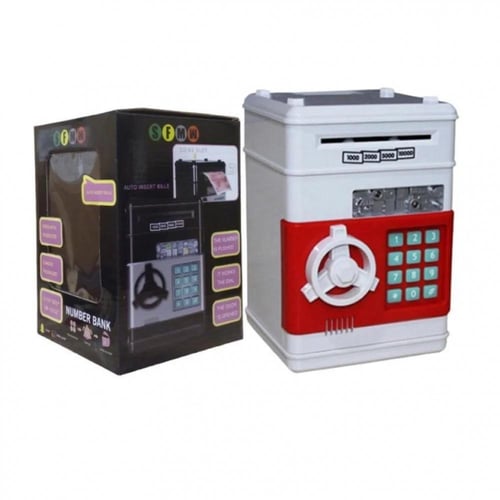 حصالة نقود الكترونية برقم سري مع مؤثرات صوتية