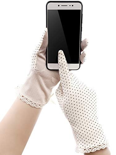 ( 4 ازواج ) قفازات القيادة للمرأة تحمي من أشعة الش...