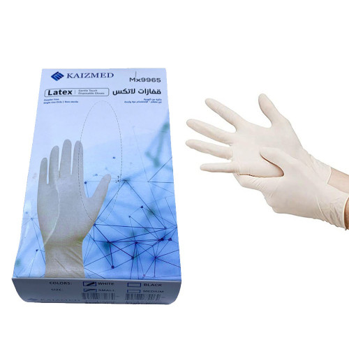قفازات لاتكس 100 قطعة