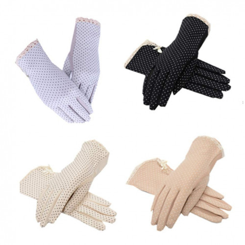 ( 4 ازواج ) قفازات القيادة للمرأة تحمي من أشعة الش...