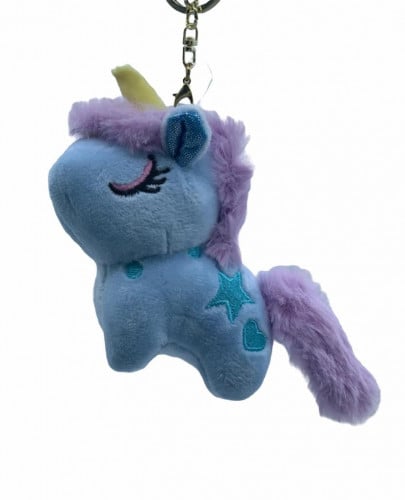 ميدالية ( تعليقة ) من الفرو على شكل يونيكورن