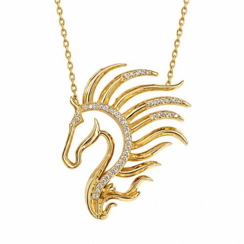 Gold pendant 18 karat 4.1 grams diamond 0.13 carat...