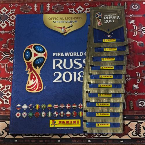 مجموعة ستيكرات و البوم كاس العالم روسيا 2018