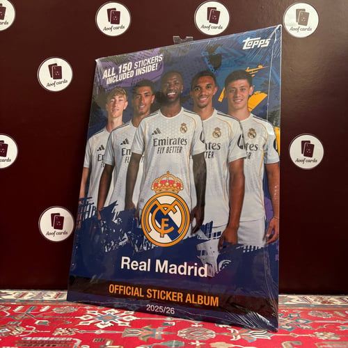 توبس البوم ستيكرات ريال مدريد 2025/26