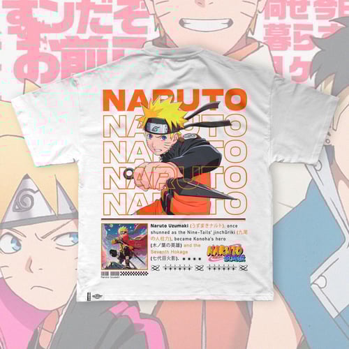 تيشيرت ناروتو أوزوماكي - أنمي Naruto