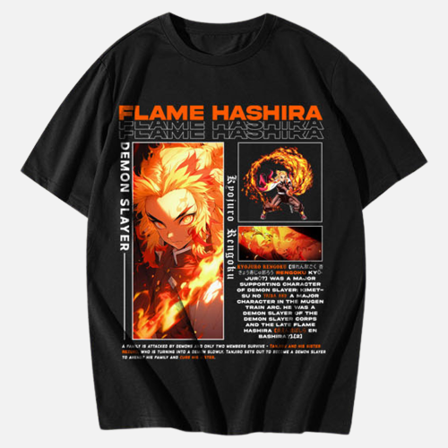 تيشيرت فلام هاشيرا - أنمي قاتل الشياطين