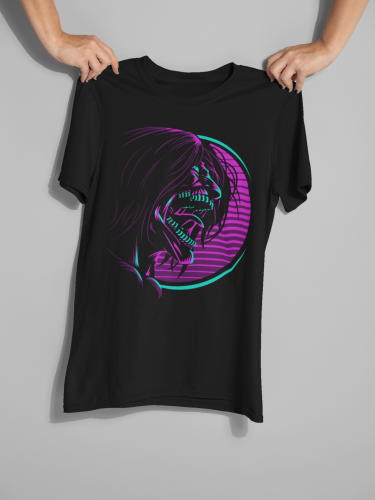 تيشيرت رجالي بتصميم "Cyber Titan" العصري والجريء