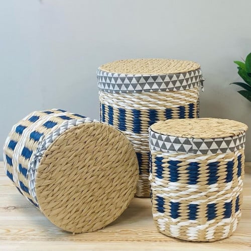 سلل تخزين دائرية 3 قطع من H.S