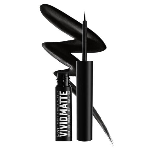 نيكس قلم تحديد عيون سائل vivid matte- اسود