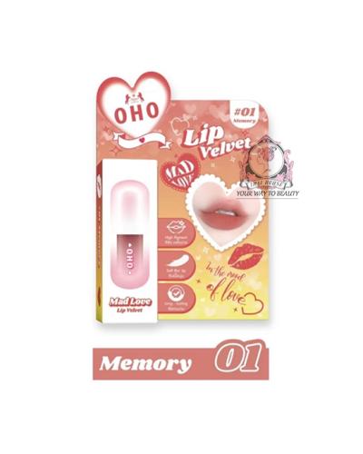 أحمر شفاه مخملي من أوهو ماد لوف 01