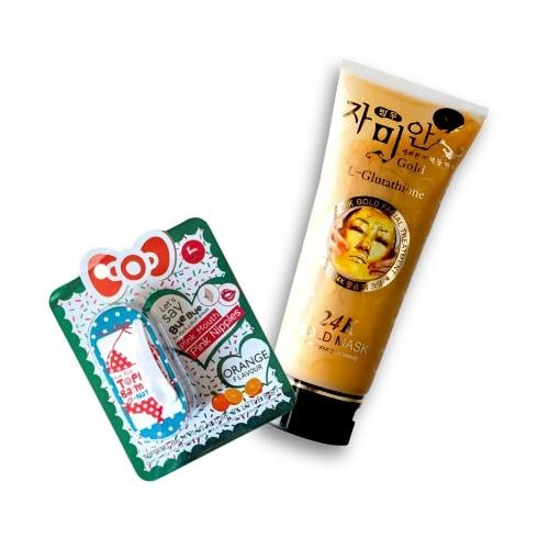 عرض قناع الذهب الكوري + توبينغ بالم التايلندي