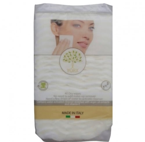 ضمادة قطنية مدور لازالة المكياج من يوركس 40 حبة
