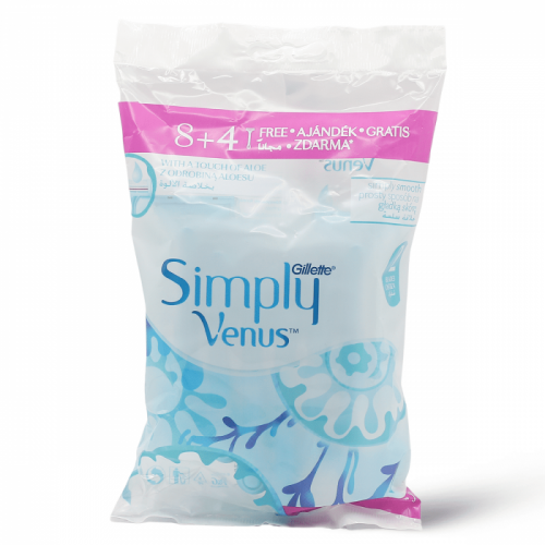 جيليت سيمبلي فينوس أمواس حلاقة للنساء 8+4 مجاناً -...