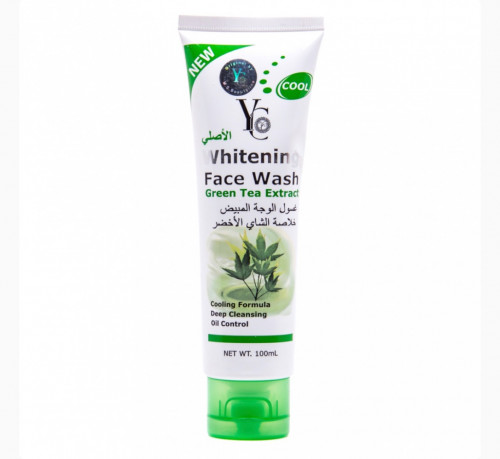 غسول الوجة المبيض بخلاصة الشاي الاخضر من واي سي 10...