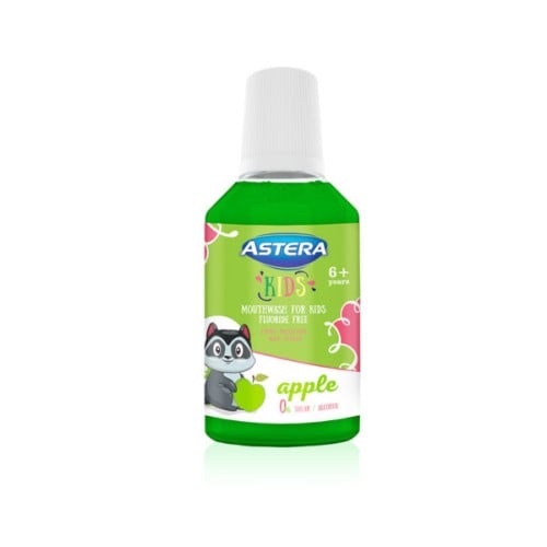 استيرا غسول فم للأطفال بعمر +6 بالتفاح 300 مل