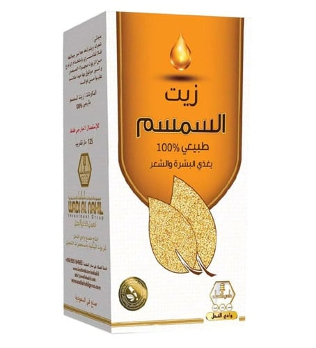 وادى النحل زيت السمسم مناسب للشعر الخفيف و يقلل تس...