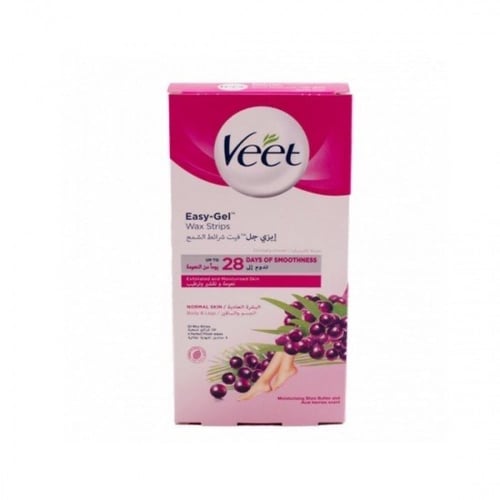 فيت ايزي جل شرائط شمعية للبشرة العادية 20شريحة شمع...
