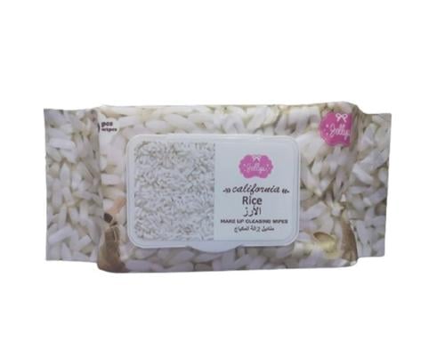 جيليز مناديل إزالة المكياج بنكهة الأرز 100 منديل