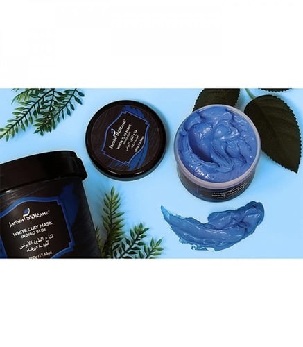 قناع الطين الابيض بالنيلة الزرقاء من جاردن دي اولي...