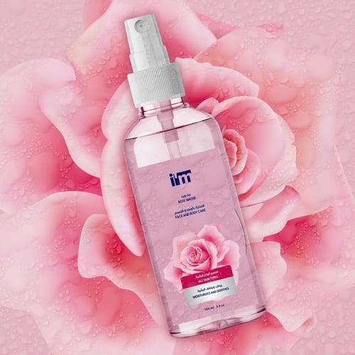 ماء ورد رذاذ i'm للعناية بالوجه والجسم الورد من اي...