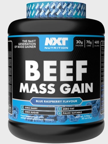 بروتين بيف ماس جينر nxt نكهه توت أزرق 3.15 كجم