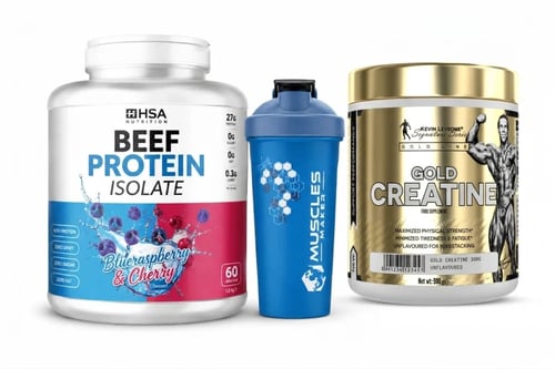 Beef Protein Isolate + Creatine + Shaker gift