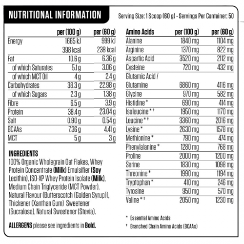 ابلايد نيوترشن بروتين الشوفان 3 كج 50 حصة APPLIED...