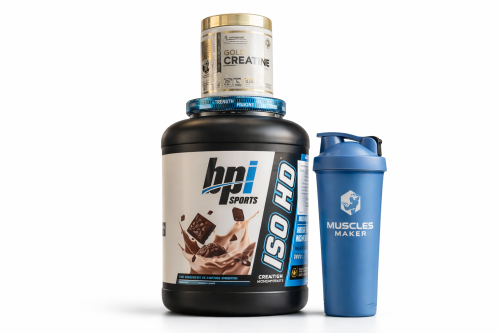 ايزو بروتين ISO HD+ كرياتين قولد وشيكر