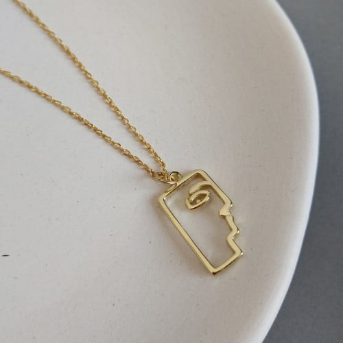 سلسلة وجه فني من مجموعة باروك, من الفضة الاسترليني...