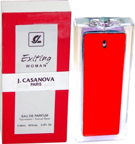 عطر جيه كازانوفا اكسيتينج ومن او دو بارفيوم 90 مل