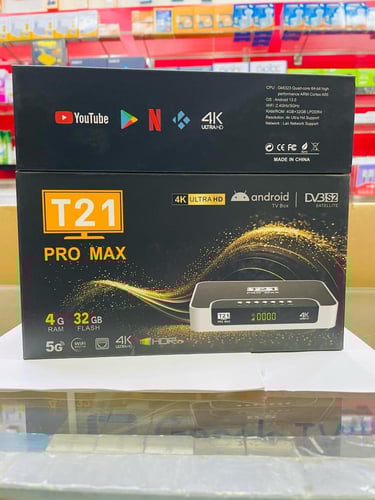T21 Pro Max Android 5G 4K 2025 ( رسيفر تي 21 برو م...