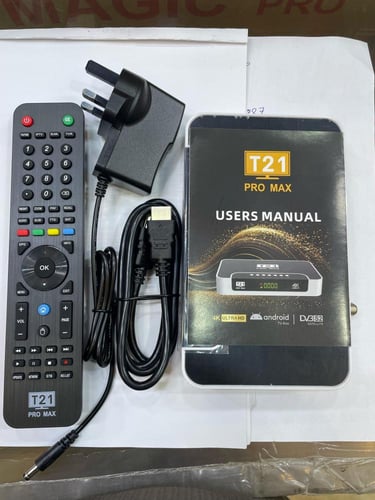 T21 Pro Max Android 5G 4K 2025 ( رسيفر تي 21 برو م...