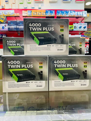 رسيفر ستارنت 4000 توين بلس فوركيه اندرويد STARNET...