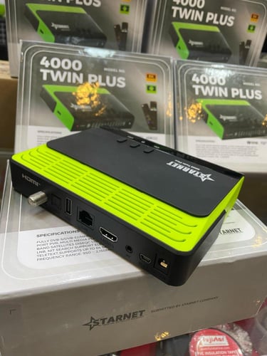 رسيفر ستارنت 4000 توين بلس فوركيه اندرويد STARNET...