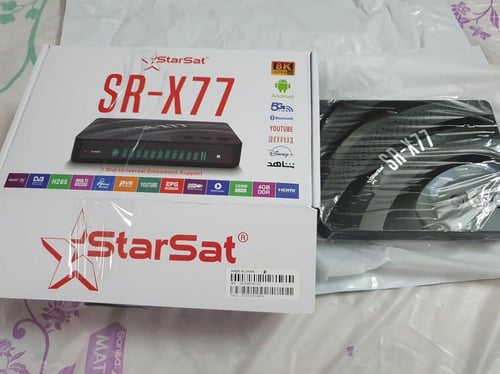 رسيفر ستارسات X77 فوركيه اندرويد9 4k