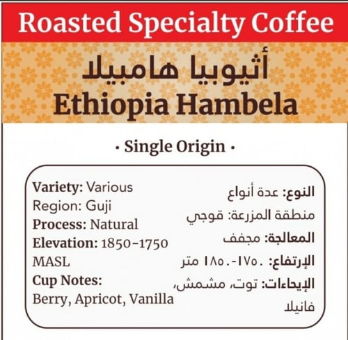 محصول قهوة هامبيلا مختصة 200g