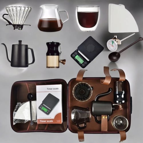 مجموعة شنطة القهوة المقطرة V60 مقاس 02