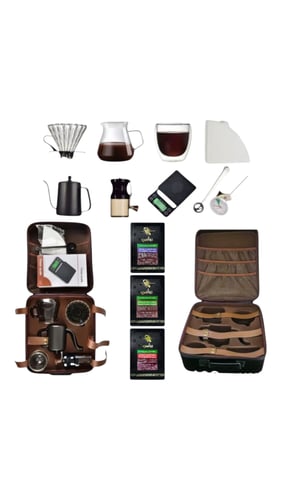 شنطة القهوة المختصة V60 مع ٣ محاصيل ألذ قهوة