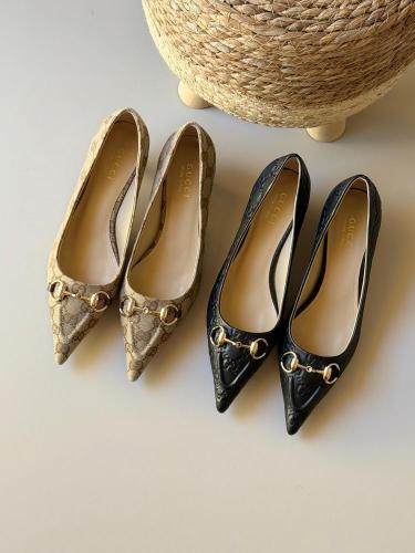 Gucci Horsebit Mid Heel Pumps