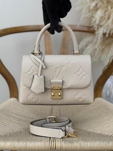 Louis Vuitton Embossed Top Handle Bag 22cm