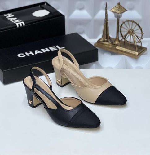 Chanel Slingback Mid Heel