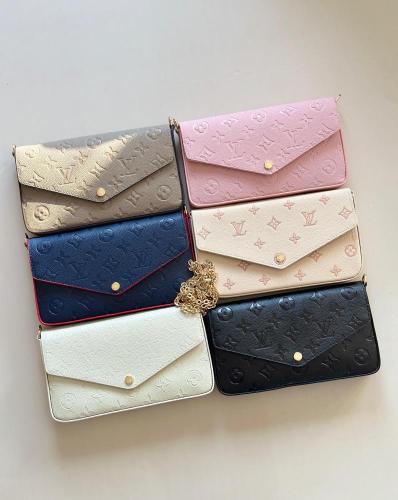 Louis Vuitton Monogram Empreinte Envelope Bag