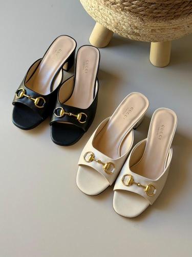 Gucci Horsebit Mid Heel Mule