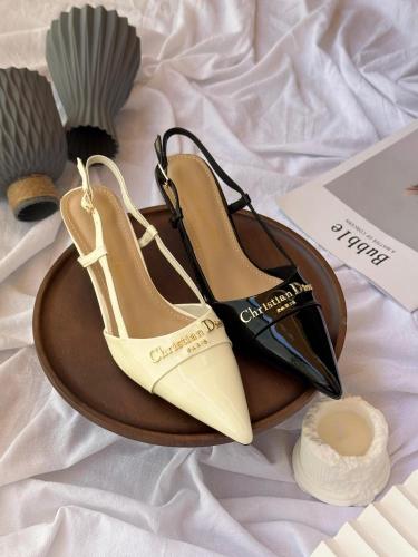 Christian Dior Patent Slingback Heels