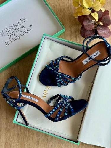 Aquazzura Crystal Studded Heels