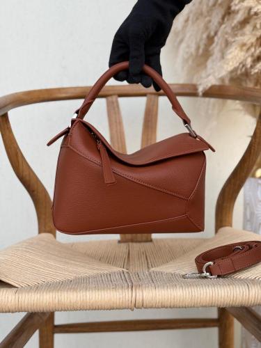 Loewe Puzzle Bag Dark Coffee