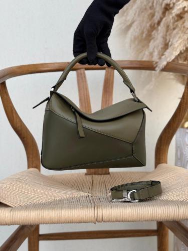Loewe Puzzle Bag Olive Green
