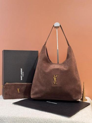 Saint Laurent Le 5 à 7 Hobo Suede Bag