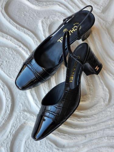 Chanel Elegant Slingback Heels